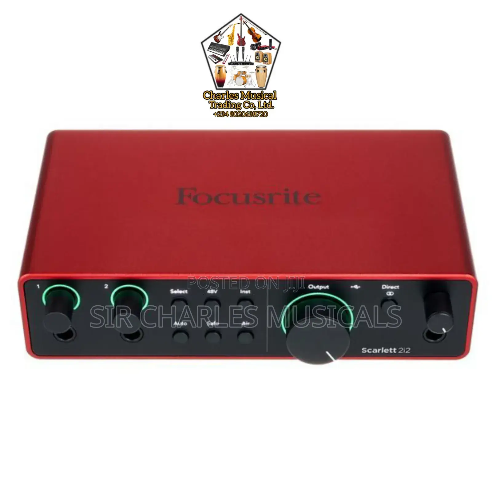 Focusrite Scarlett 2i2 4th Gen USB Audio Interface