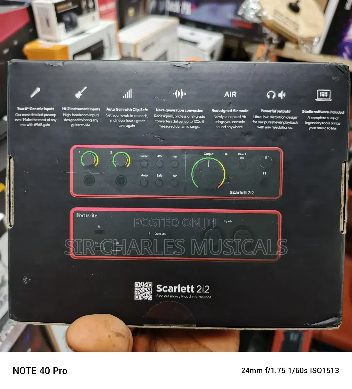 Focusrite Scarlett 2i2 4th Gen USB Audio Interface