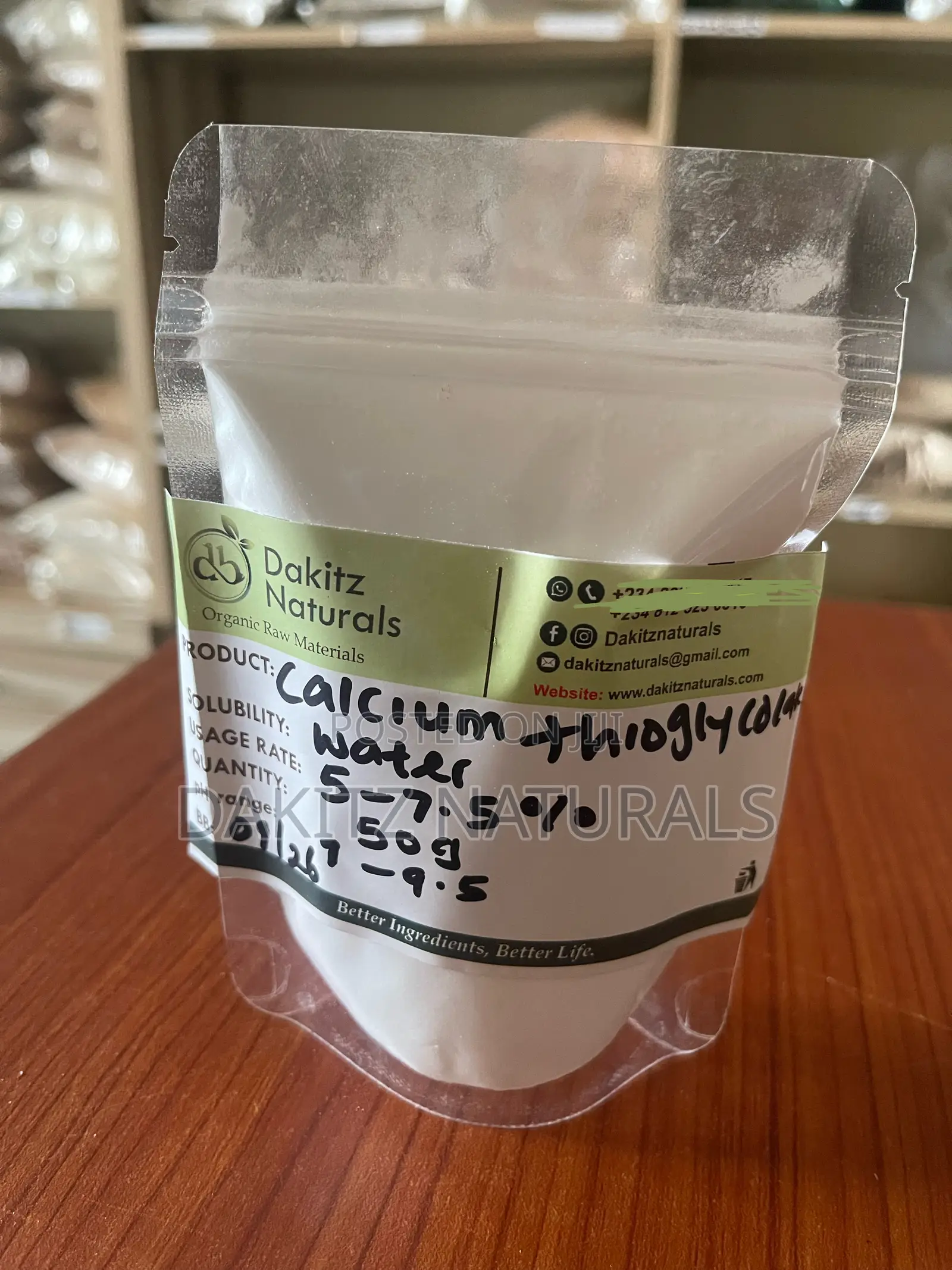 Calcium Thioglycolate 50g