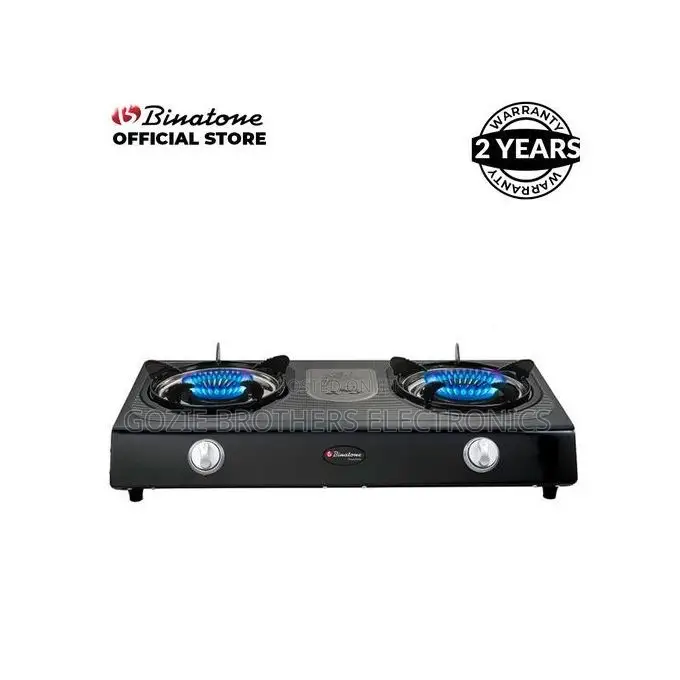 Binatone Table Top Auto Ignition Gas Cooker 2burners