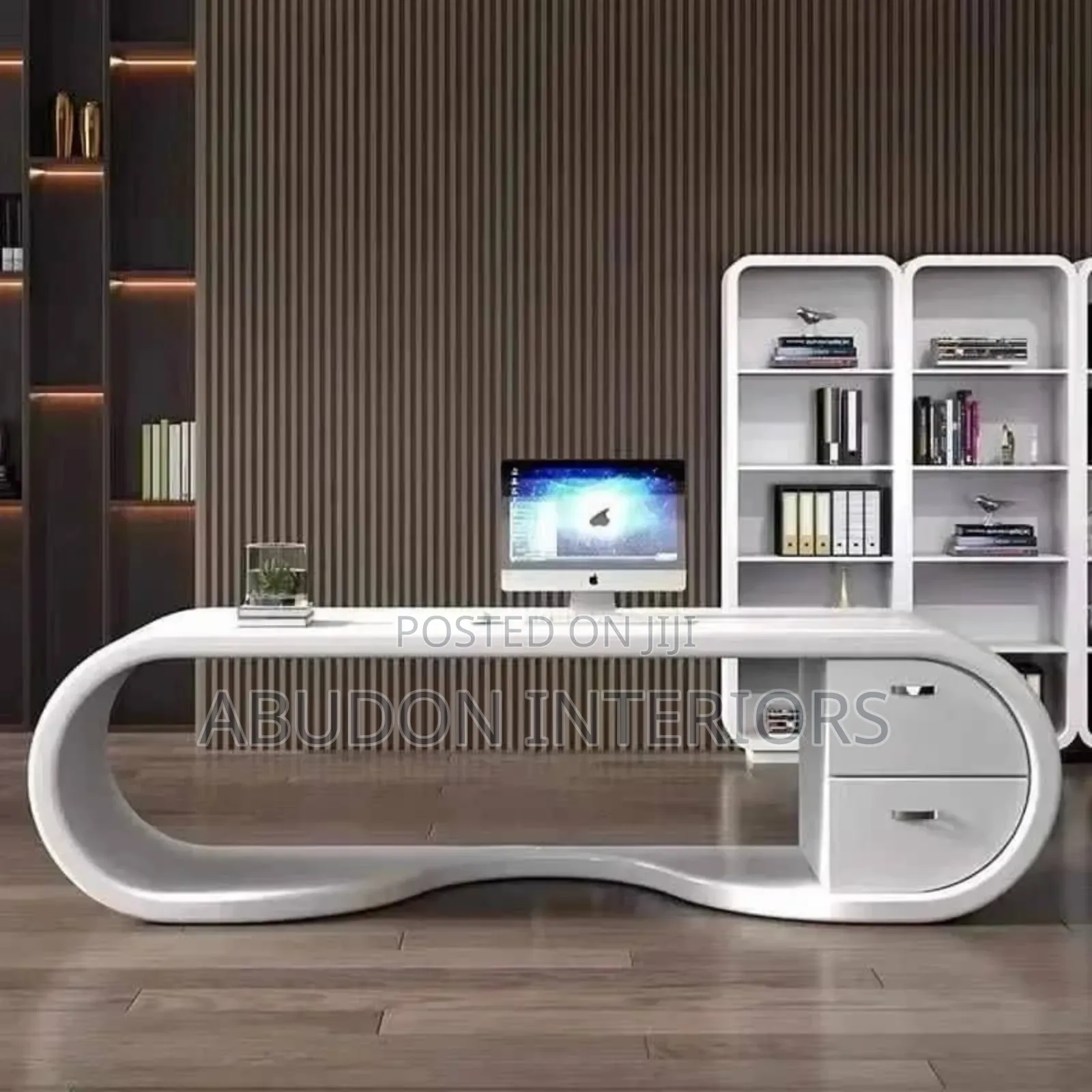 White Big Size Office Table