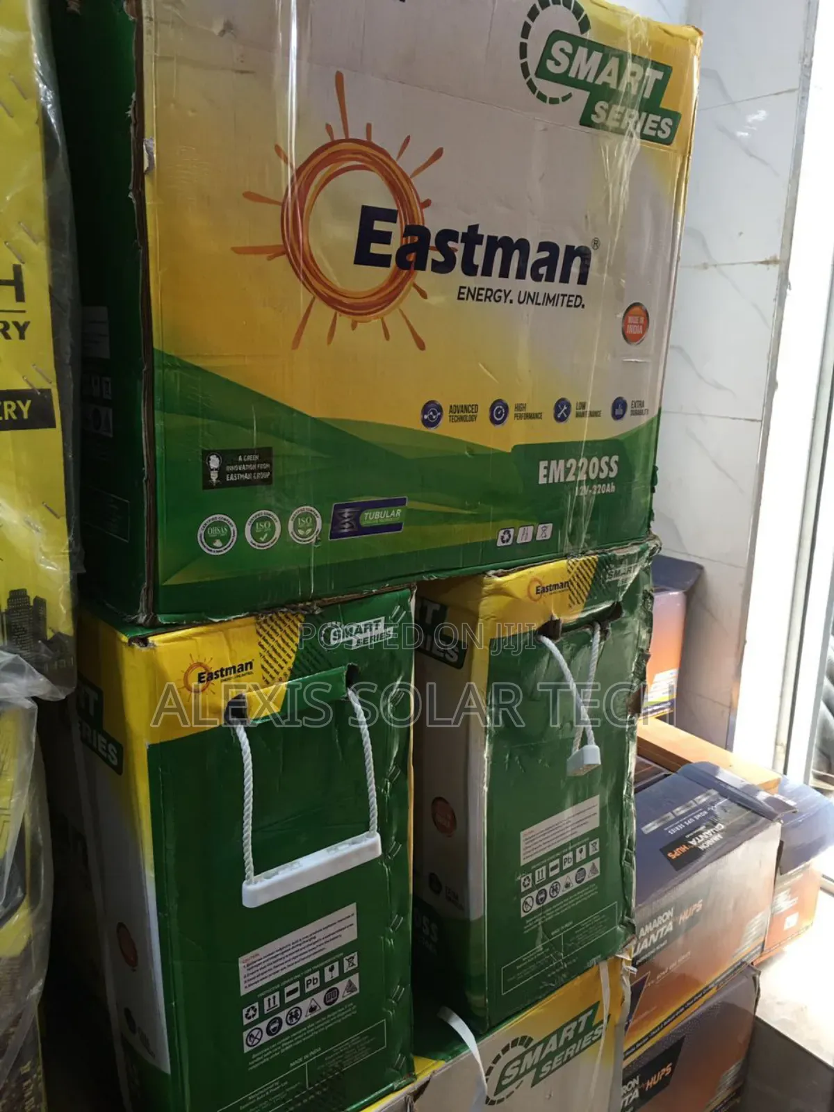 Eastman Solar Tall Tubular Batteries