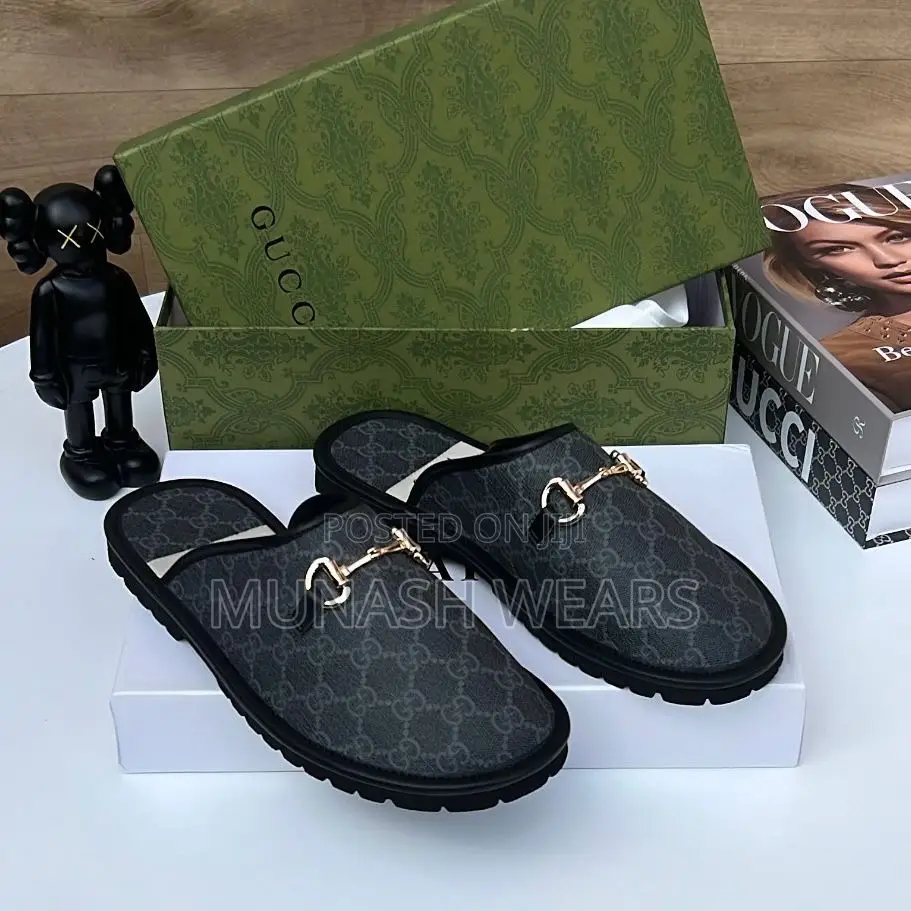 Original Wooden Gucci Half Shoe 40-47