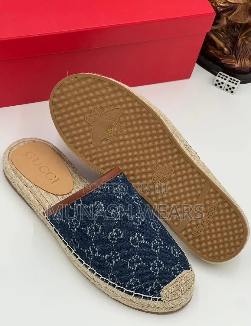 Original Wooden Gucci Half Shoe 40-47