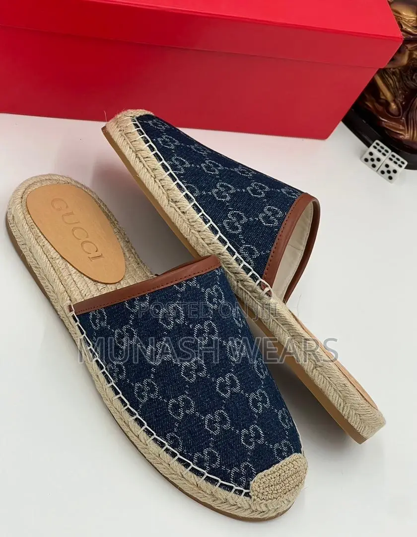 Original Wooden Gucci Half Shoe 40-47