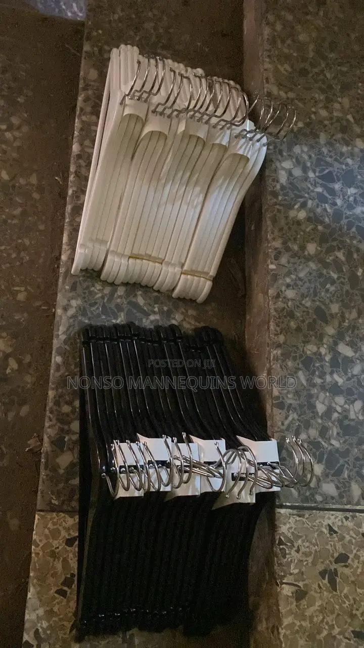 Ceramics Clothes Hangers, White,Cream, Pink, Black