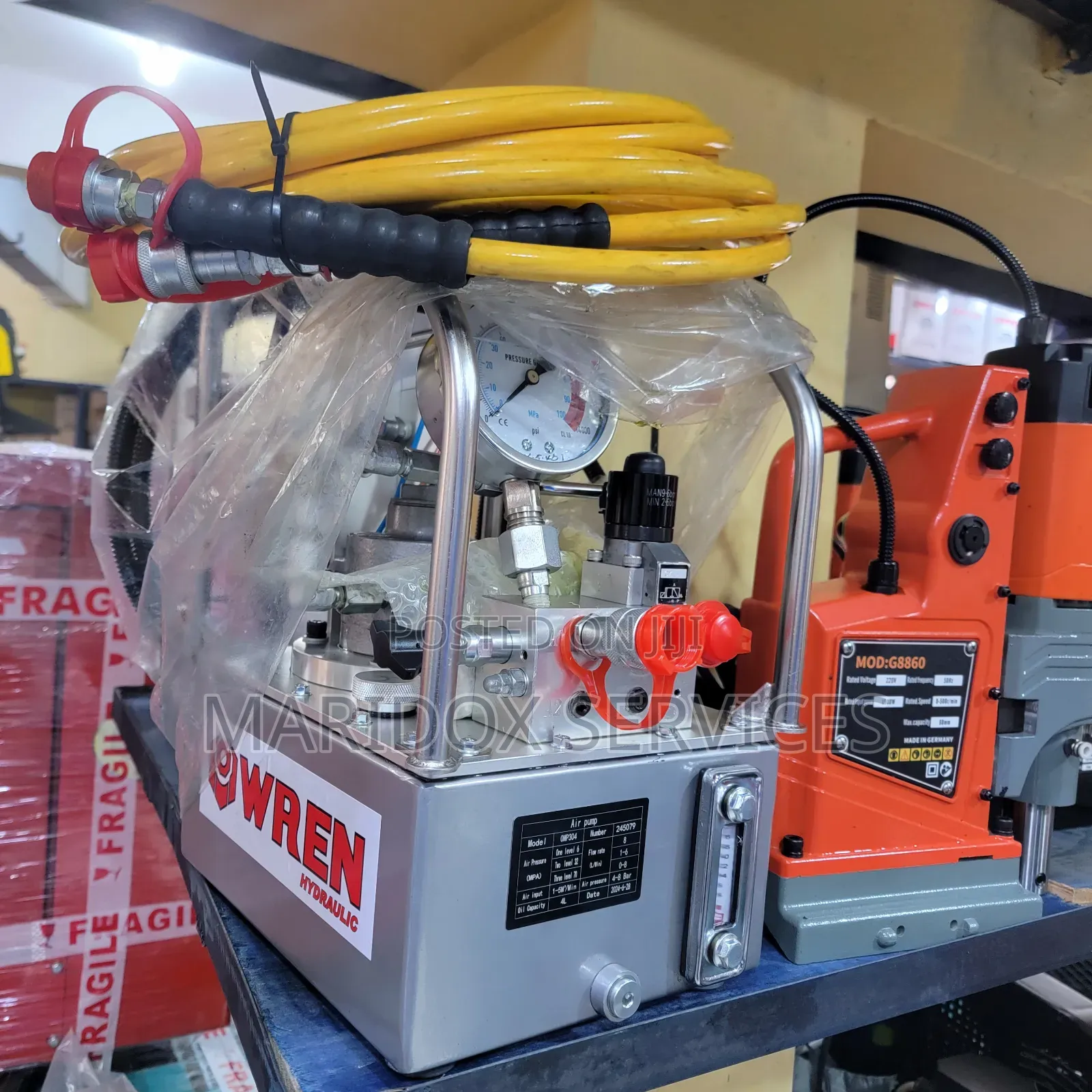 Pneumatic Tongue Pump 10000psi