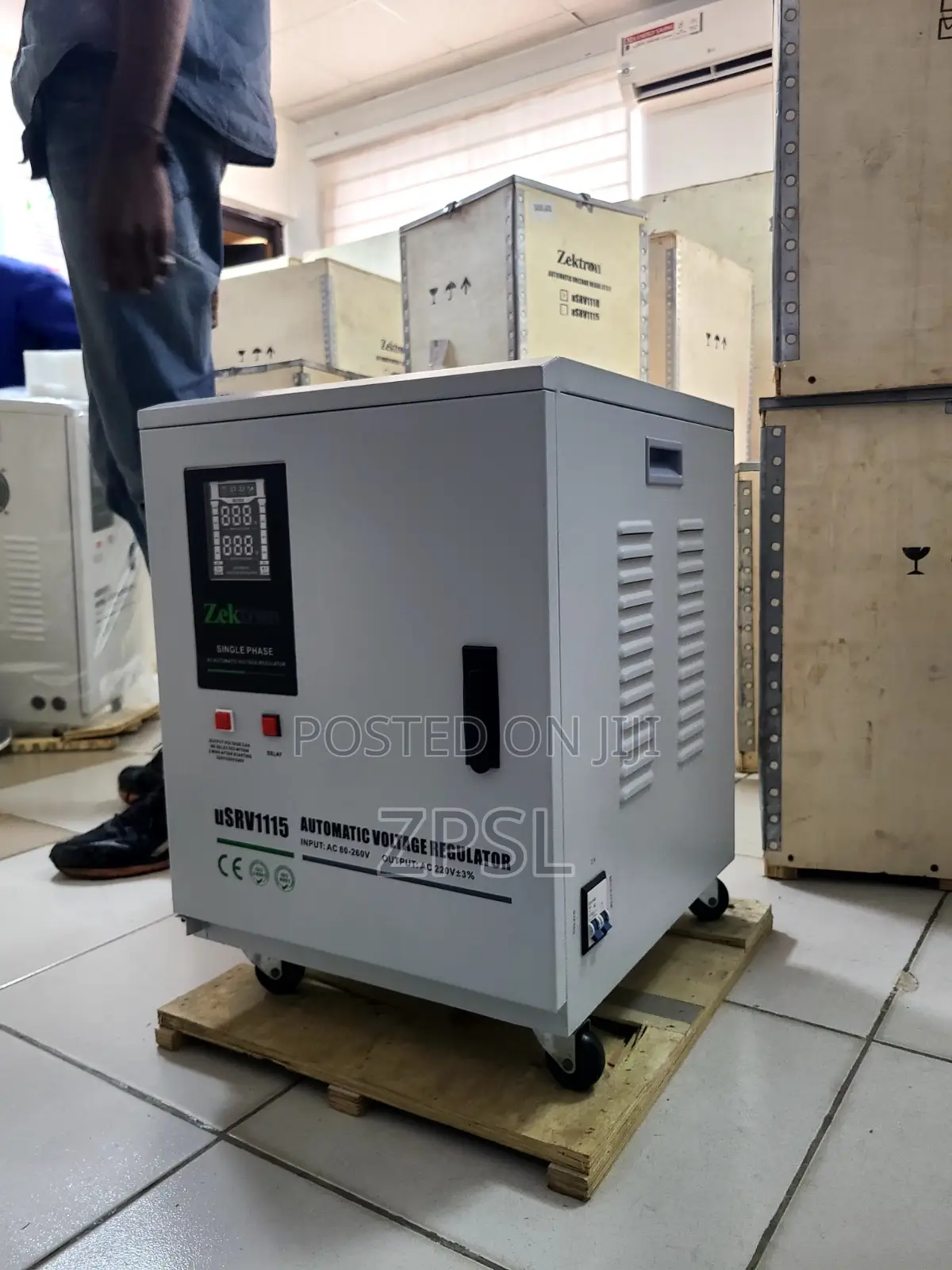 15kva Zektron Servo Voltage Stabilizer 80-260v
