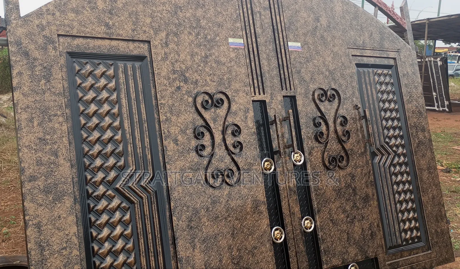 Golden Grill Arc Gate