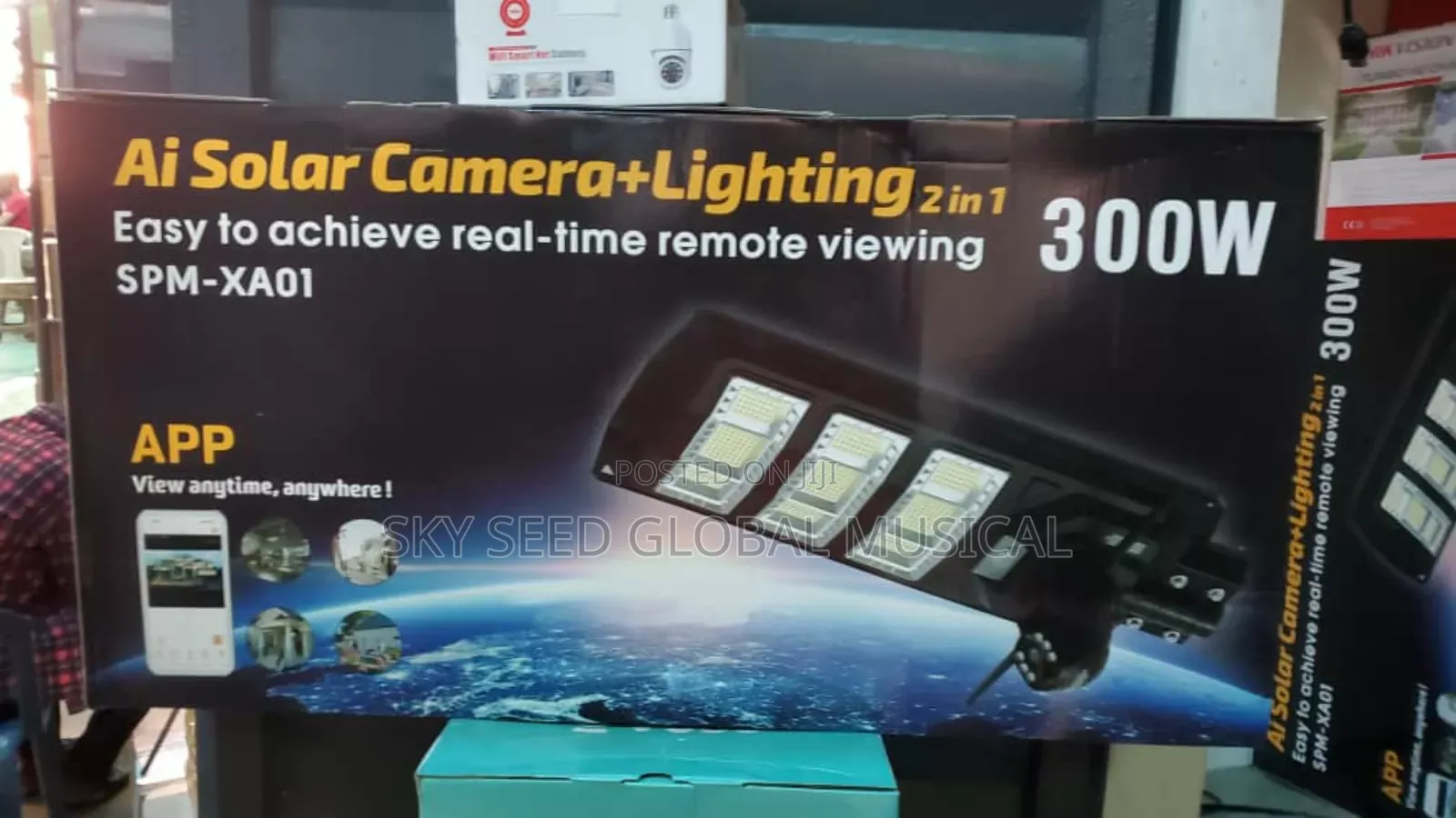 Original AI Solar Camera and Lightning