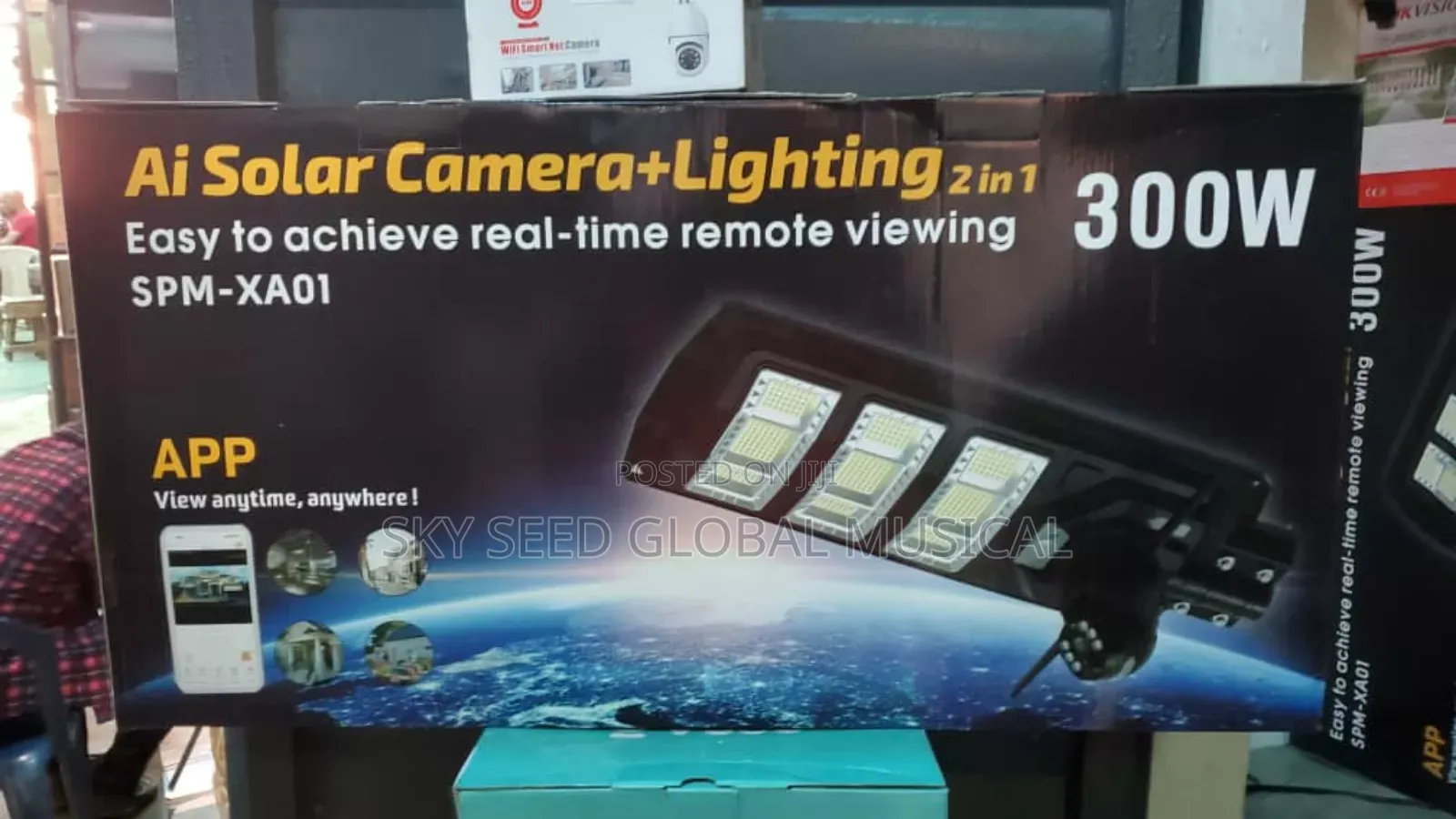 Original AI Solar Camera and Lightning