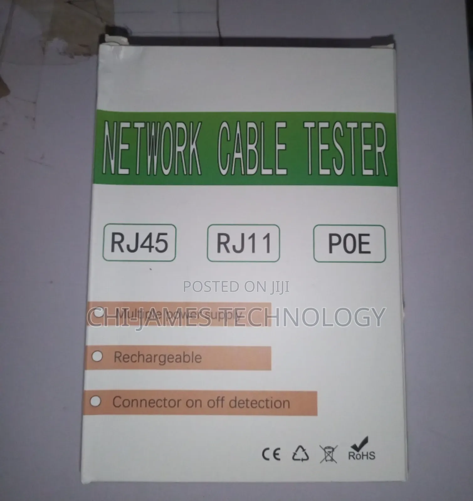 Network Cable Tester+Poe