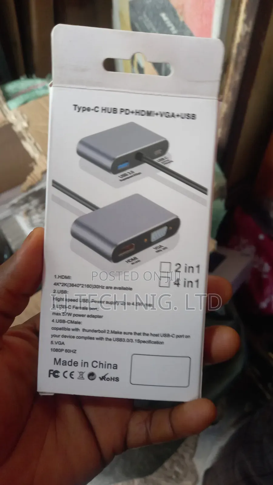 4 in 1 Type C Converter