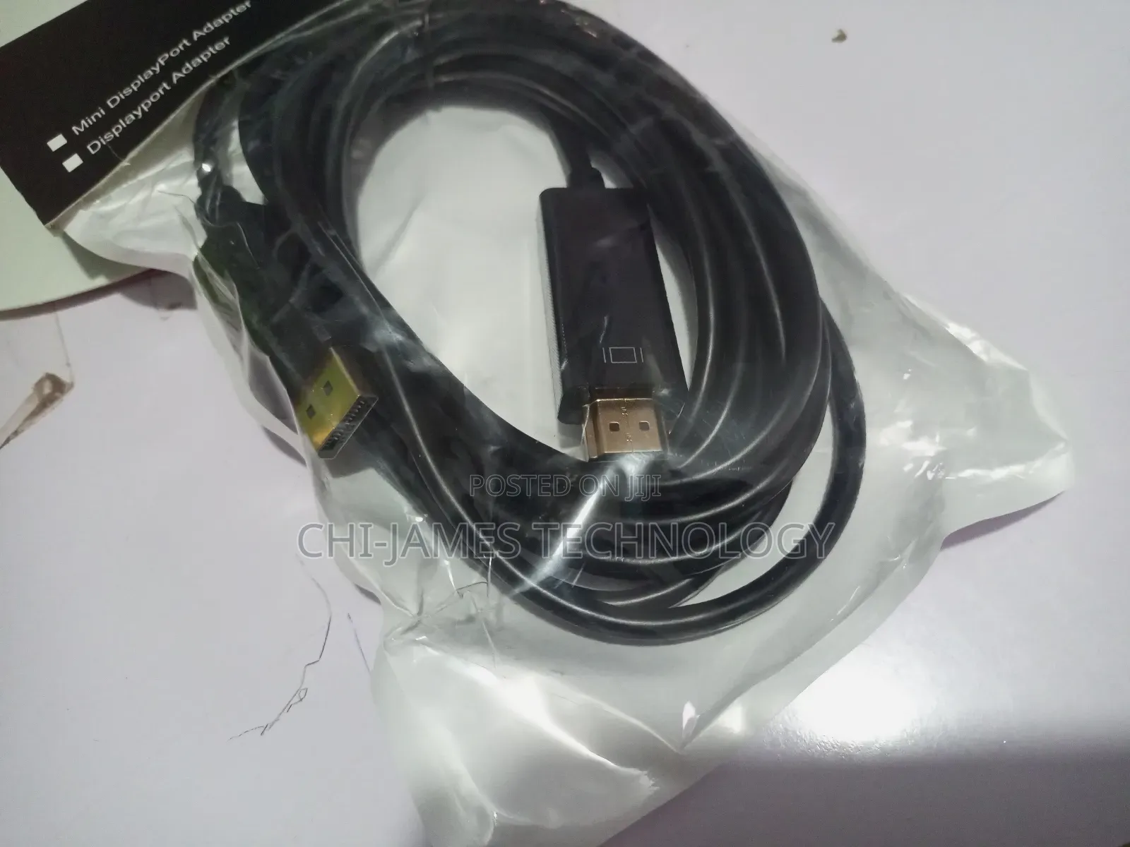 Male Display Port - Male HDMI Port 3m Cable