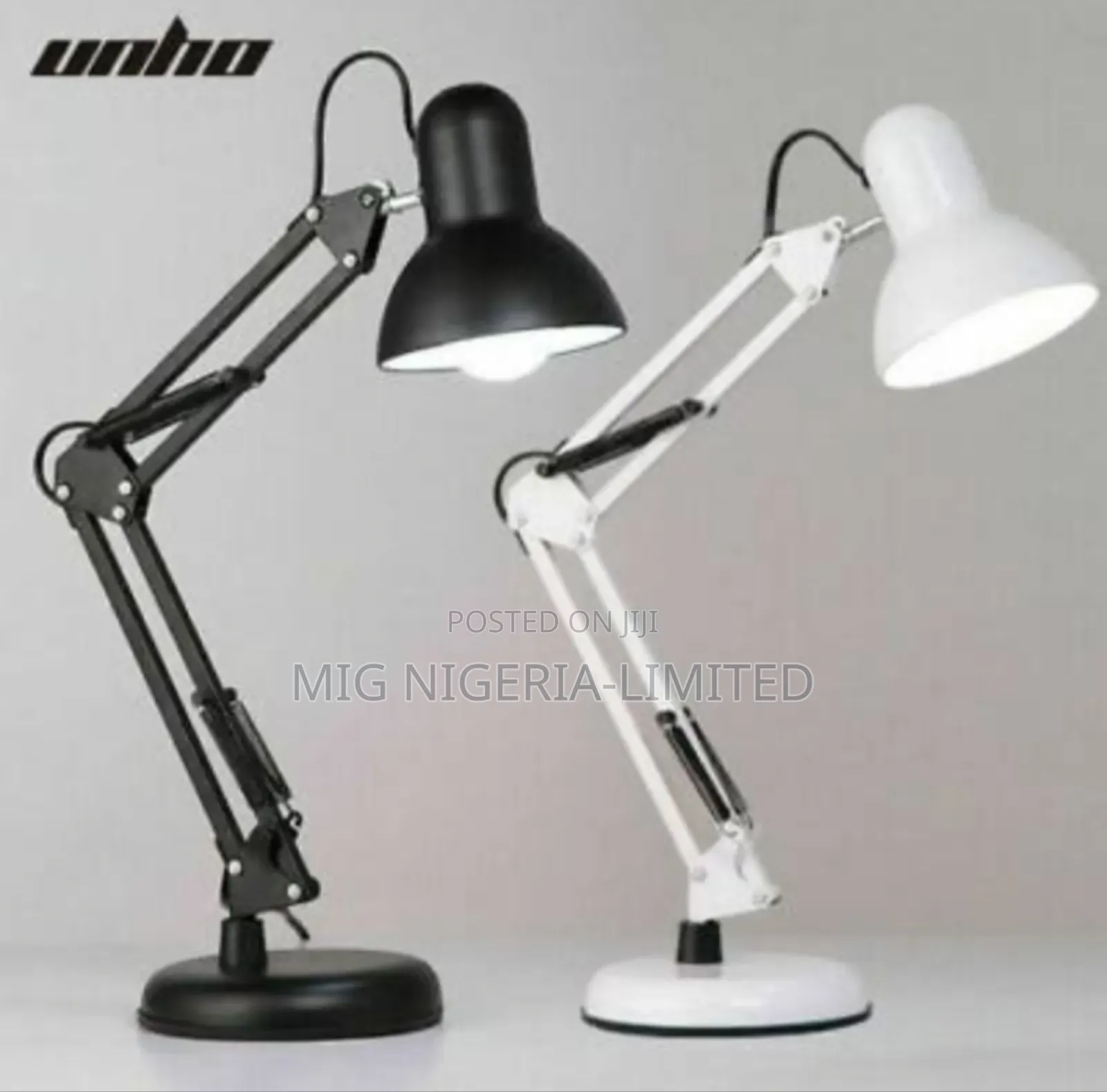Colours Steel Swing Arms Desktop Reading Table Lamp