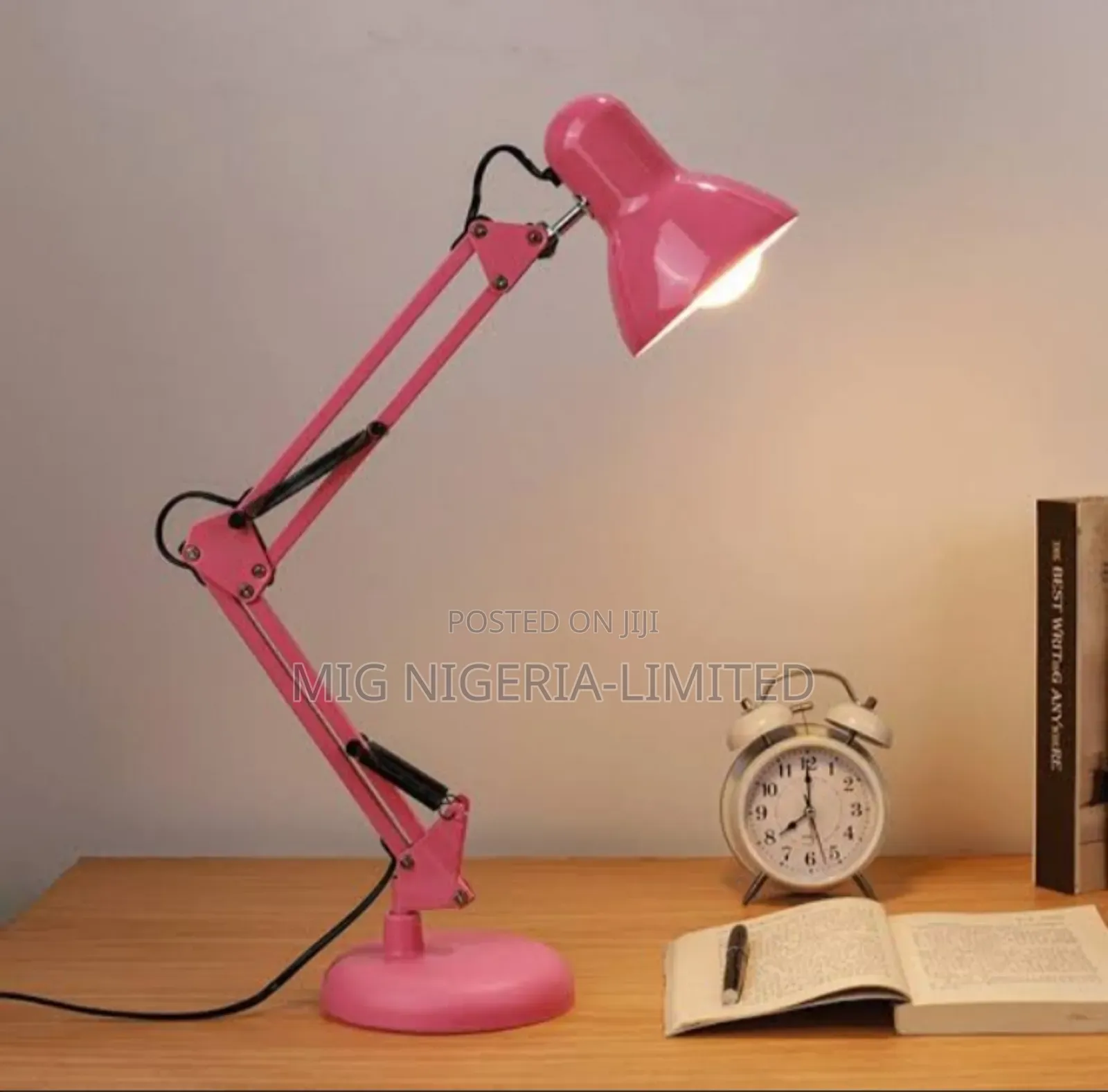Colours Steel Swing Arms Desktop Reading Table Lamp