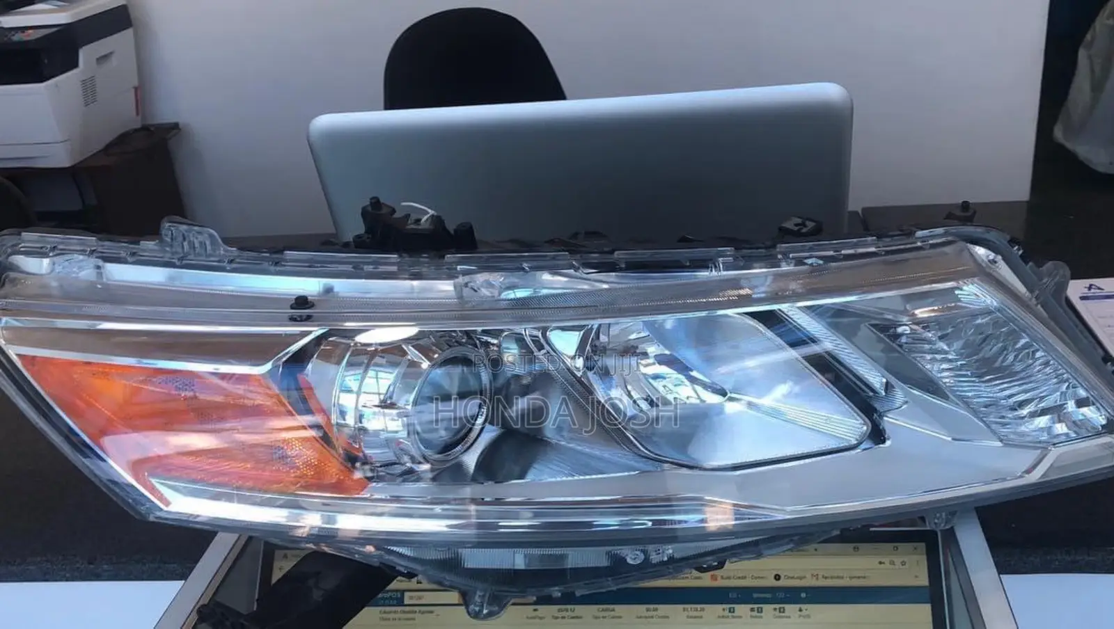 Headlamp Honda Crosstour