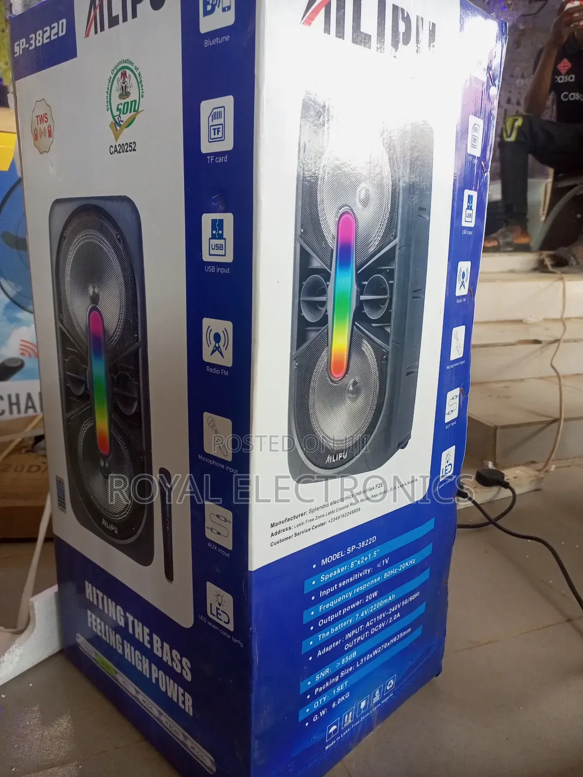 AILIPU Sound System Model SP-3822D