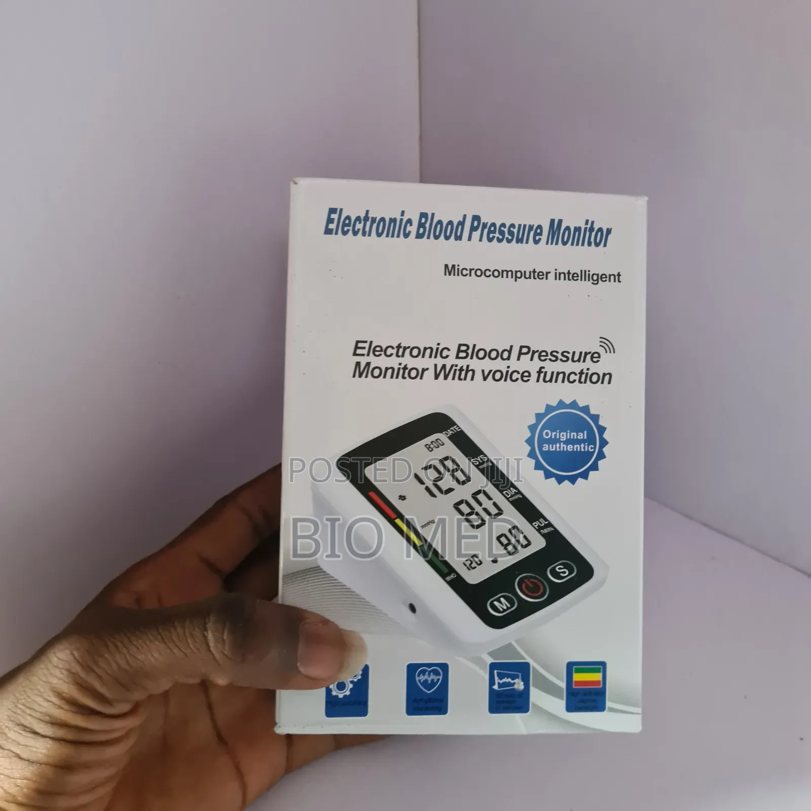 Medical Upper Arm Blood Pressure Monitors Voice Automatic