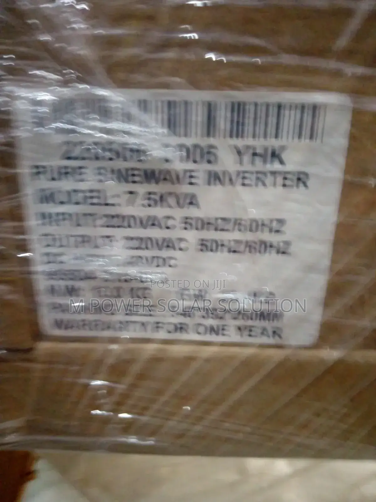 7.5kva 48v Yohako Non Hybrid Solar Inverter