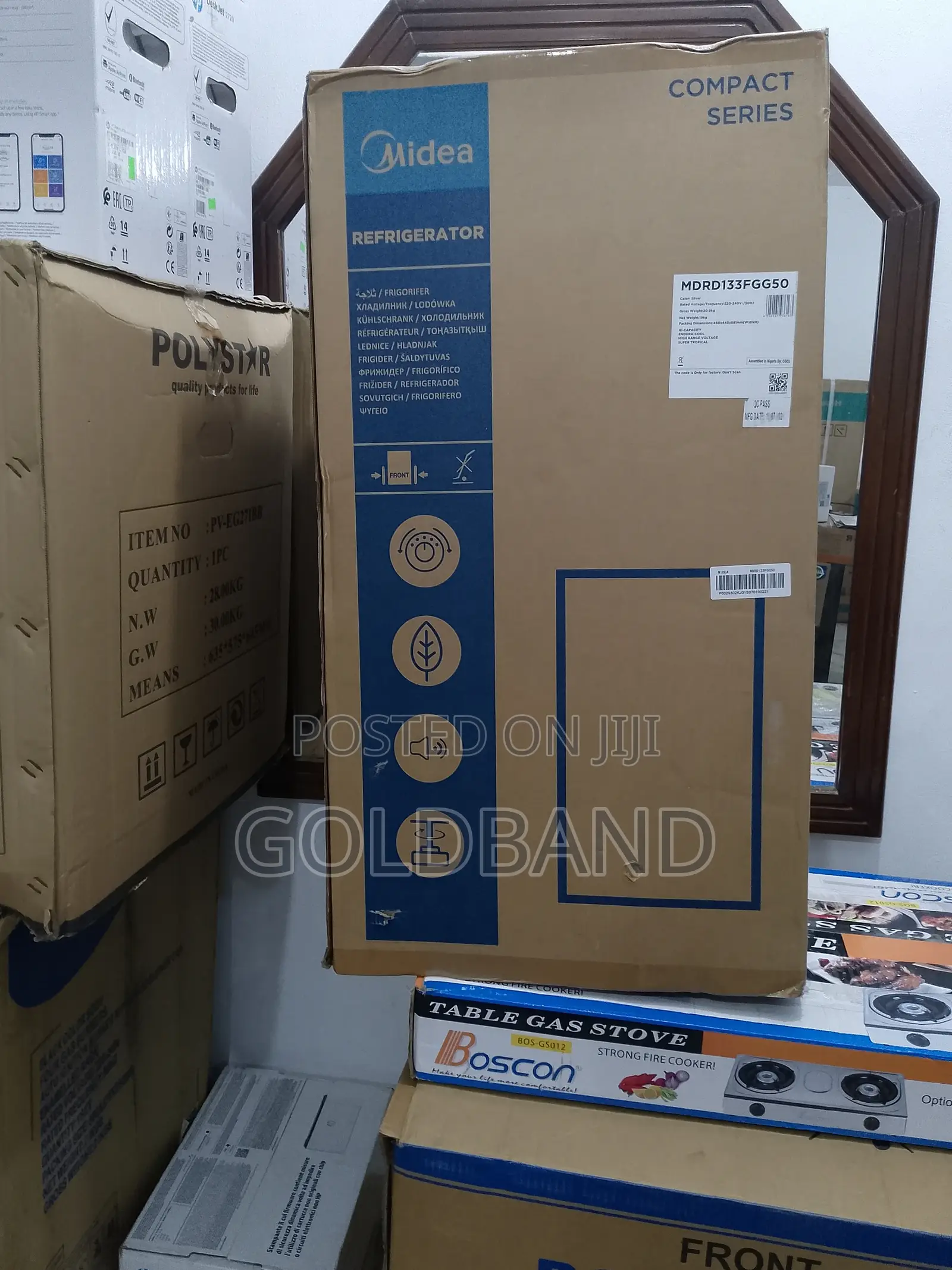 High Quality Midea Single Door Refrigerator