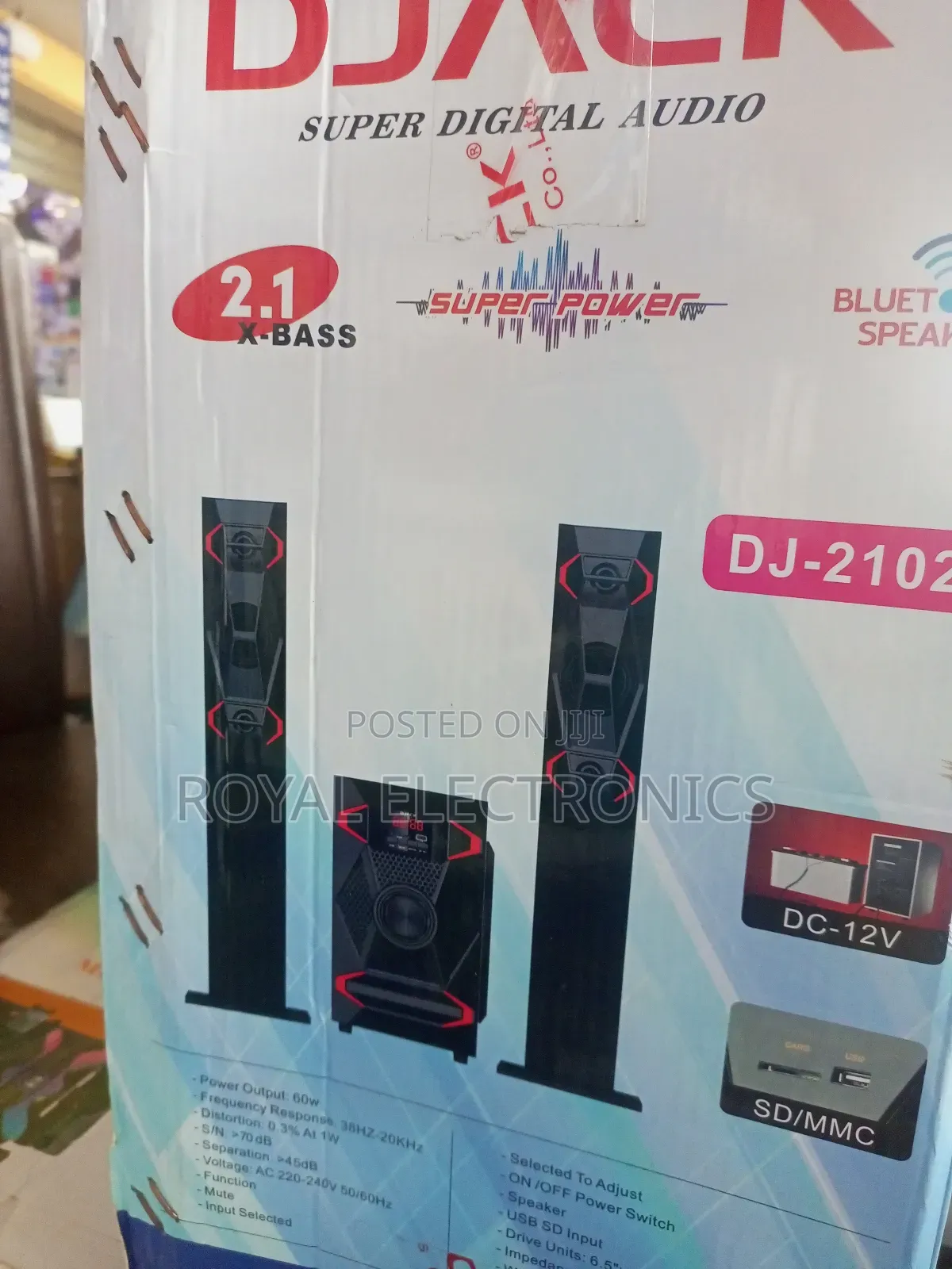 Djack Super Digital Audio Brand New With Deep Bass