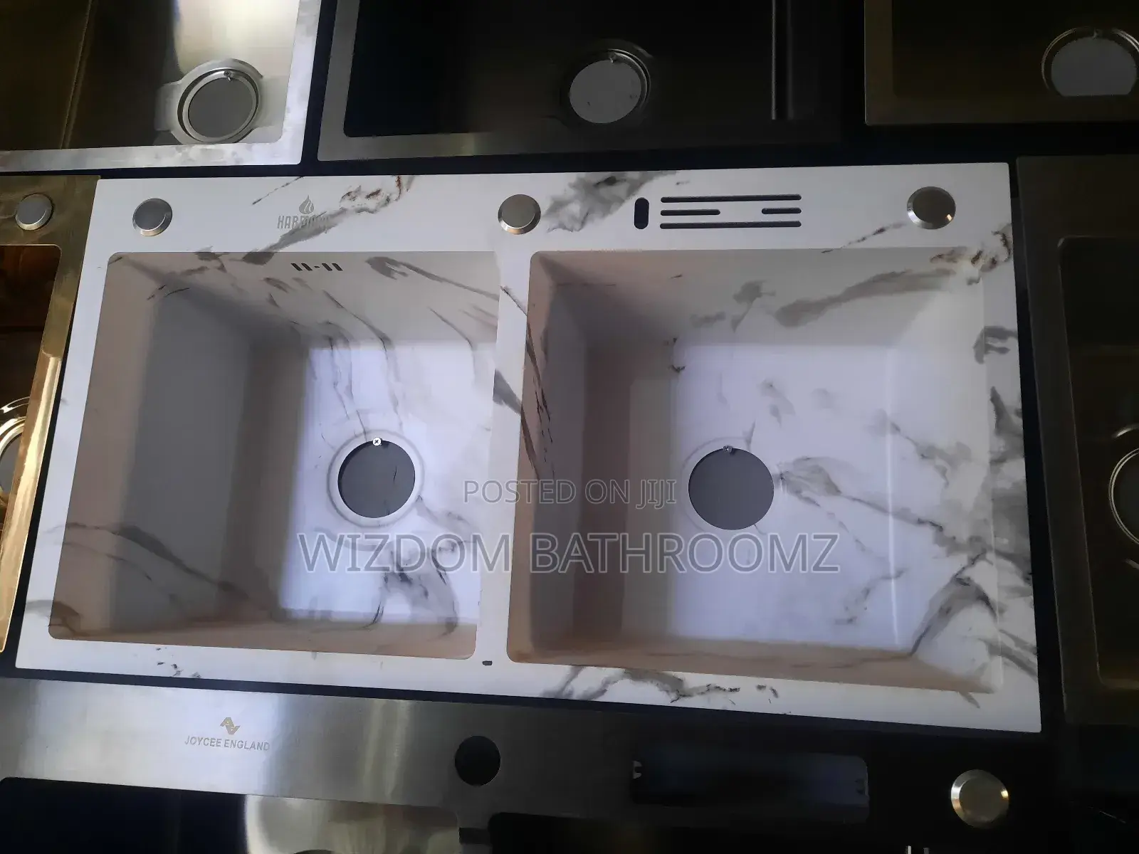 Marble Design Kitchen Sink Complete