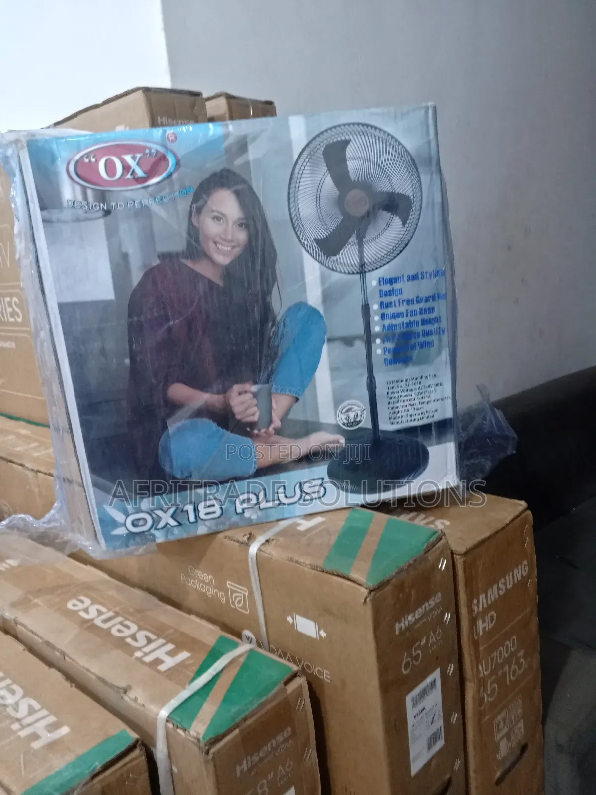 OX 18 Non-Rechargeable Strong Standing Fan Sf-1618