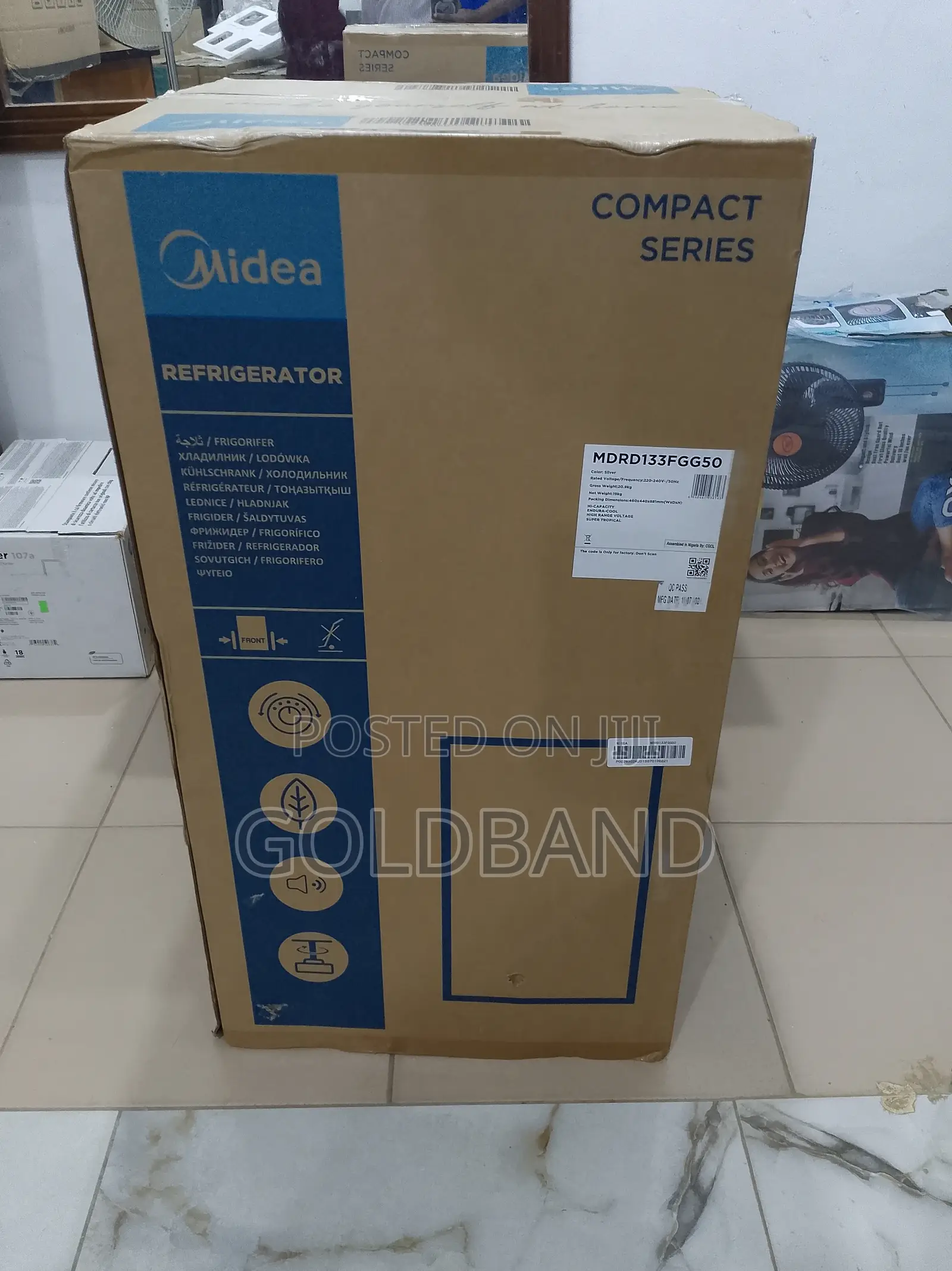 Super Freezing Midea Single Door Refrigerator