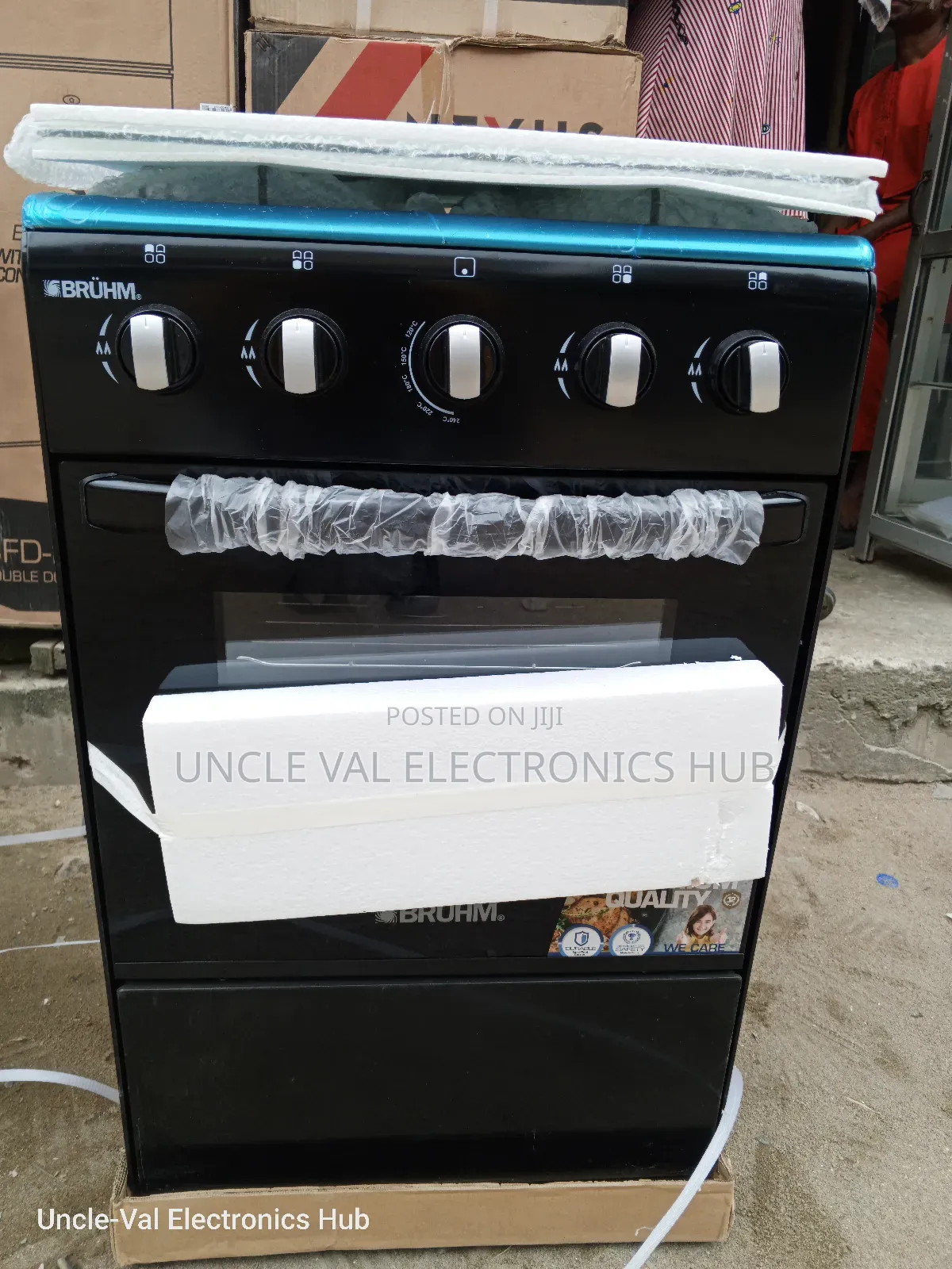 Bruhm 4 Burner Standing Gas Cooker 50cm