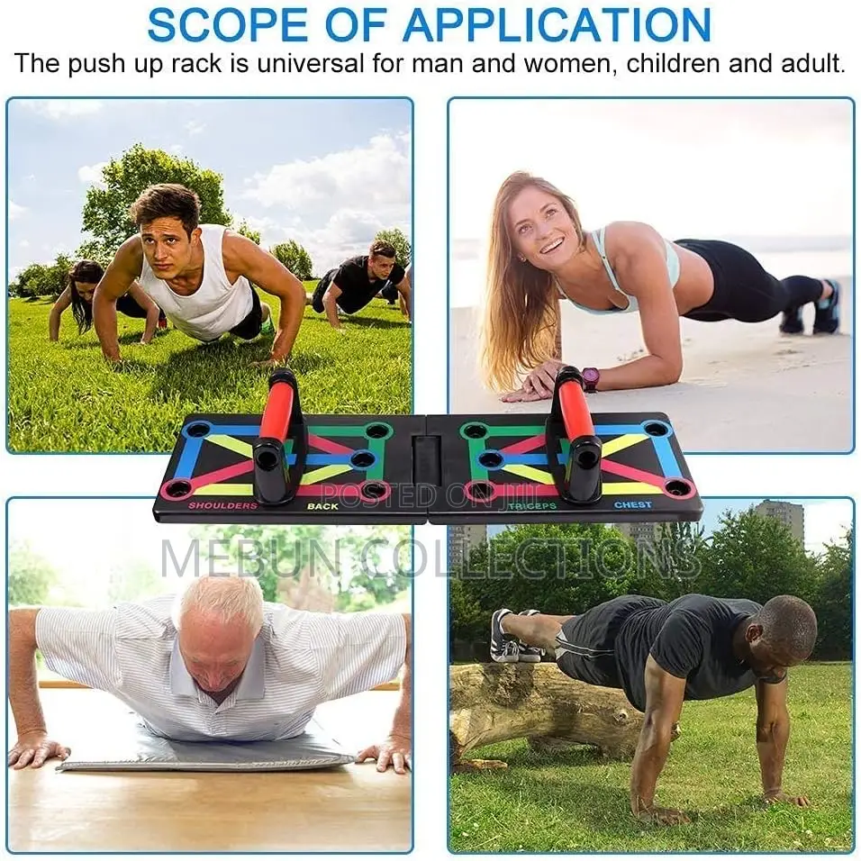 9 in 1 Home Exercise Push Up Bars Stand