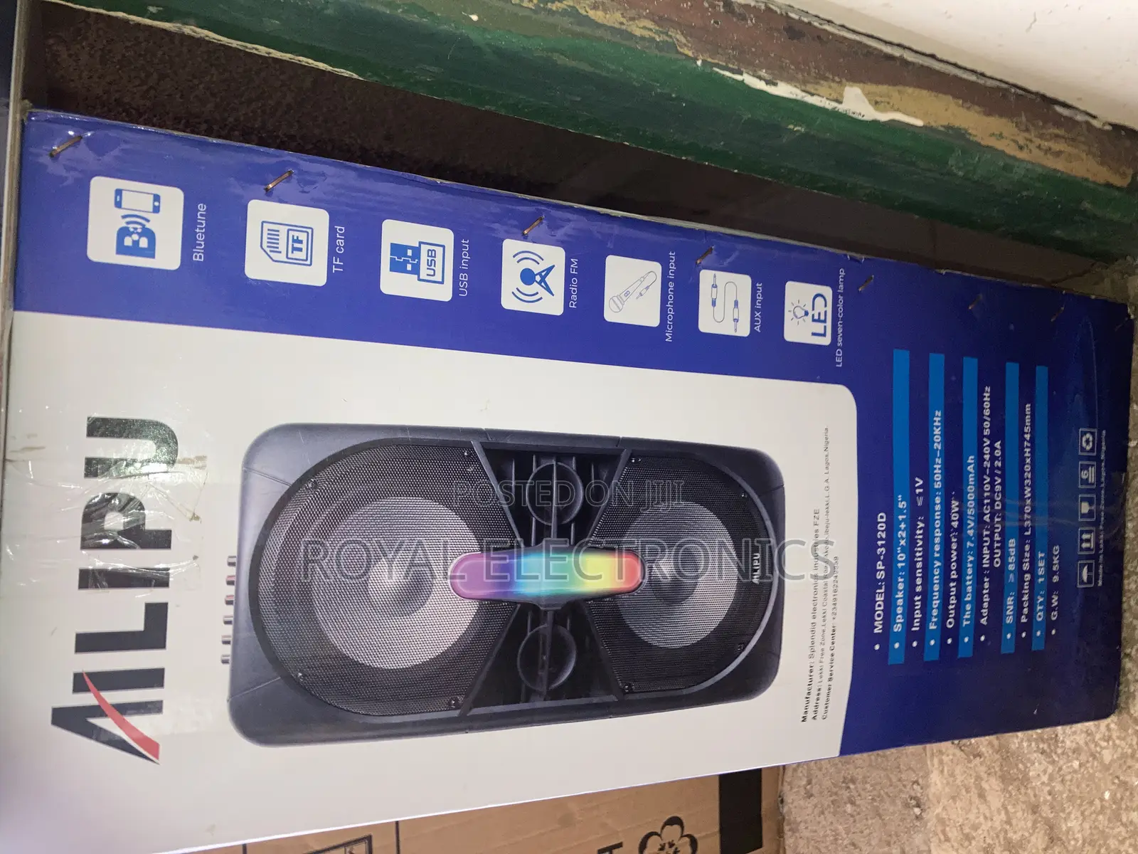 Ailipu Sound System With 2 Wireless Microphones