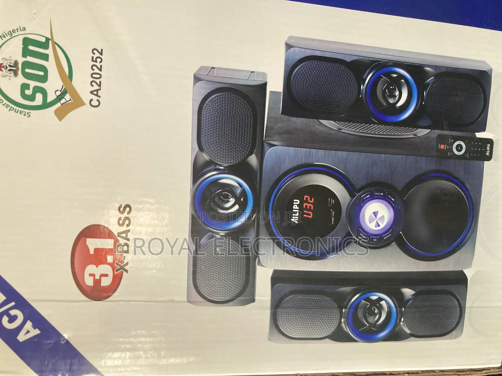 AILIPU Multimedia Speaker With Remote Response and Big Bass