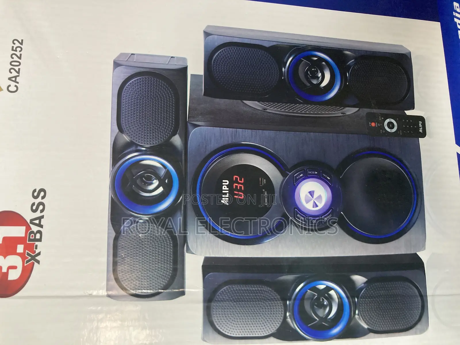 AILIPU Multimedia Speaker With Remote Response and Big Bass