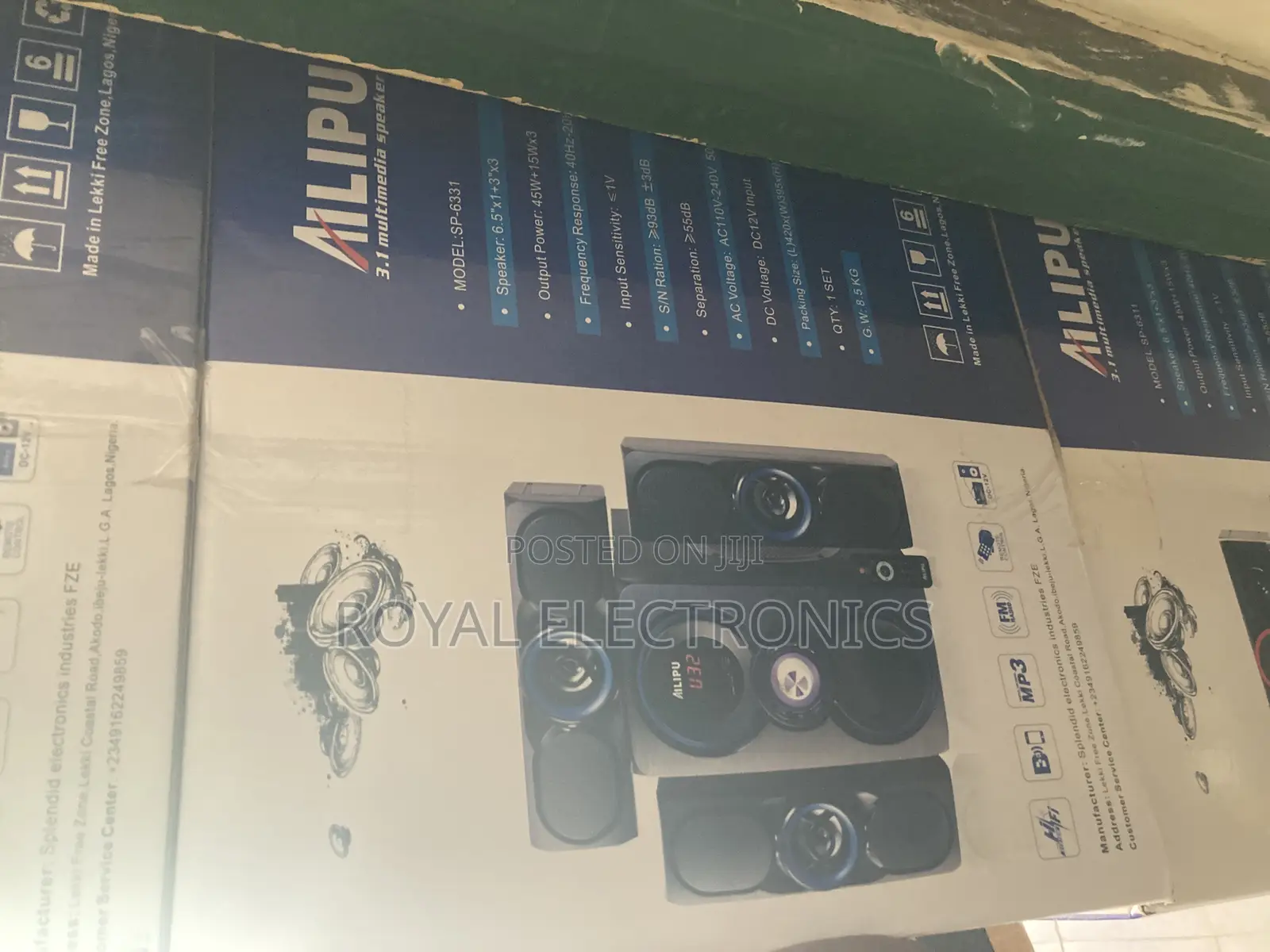 AILIPU Multimedia Speaker With Remote Response and Big Bass