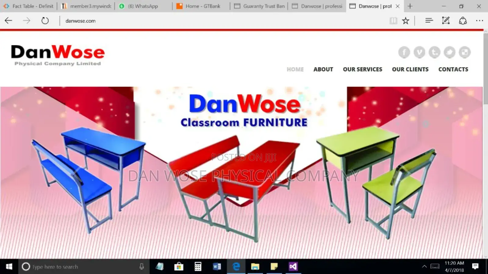 Double Desk and Seat