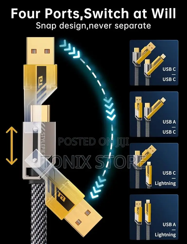 1M 4in1 Original Super Fast Cable 65w/27w
