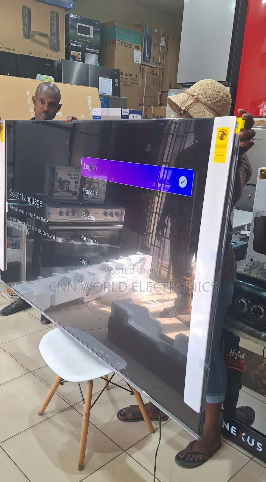 2026made Brand New Hisense Qled Smart TV Netflix Youtube Bluetooth
