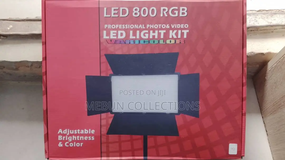 LED 800 RGB Photo and Video Light Kit With Tripod Stand