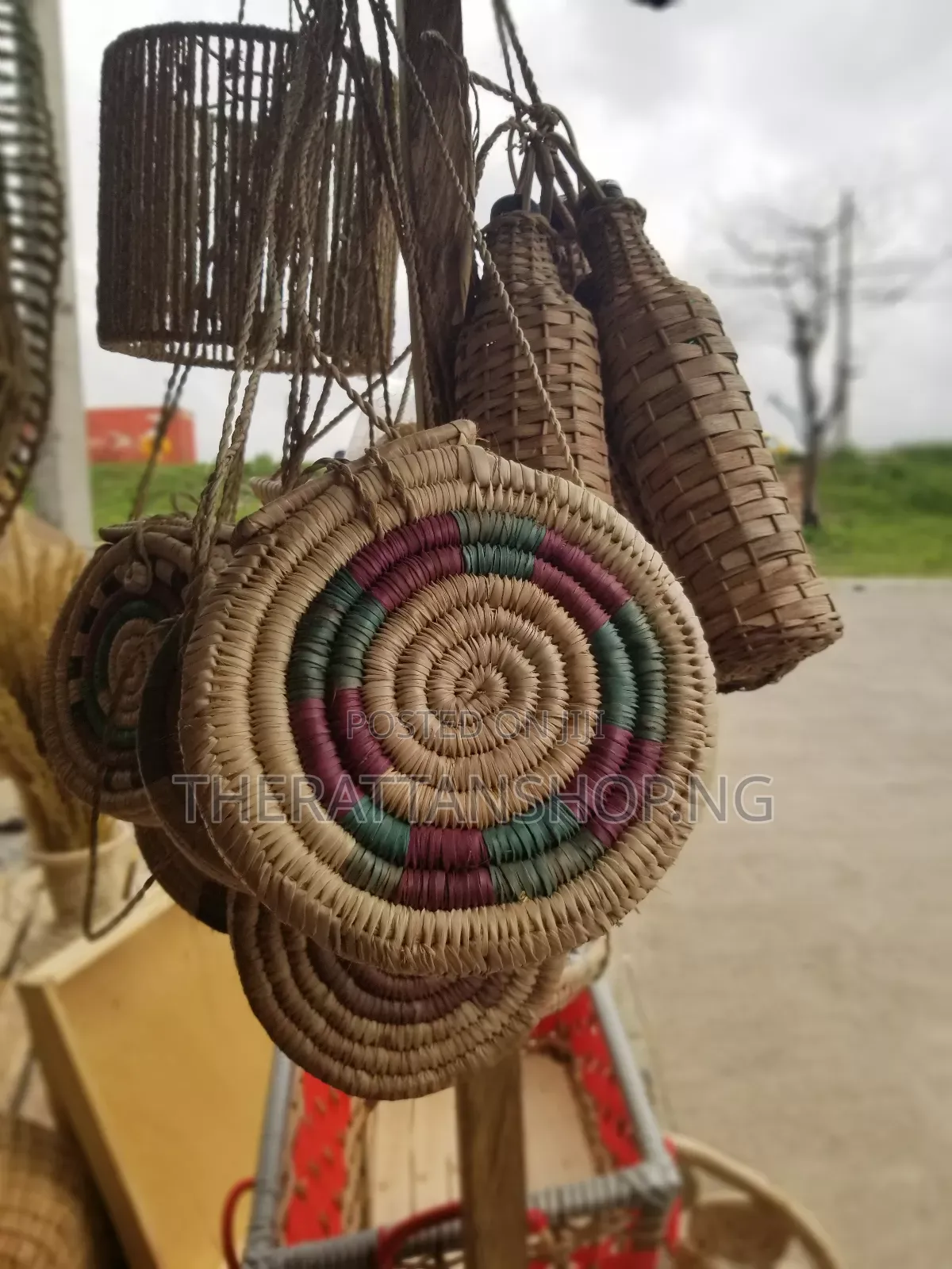 Handwoven, Raffia Beach Bag