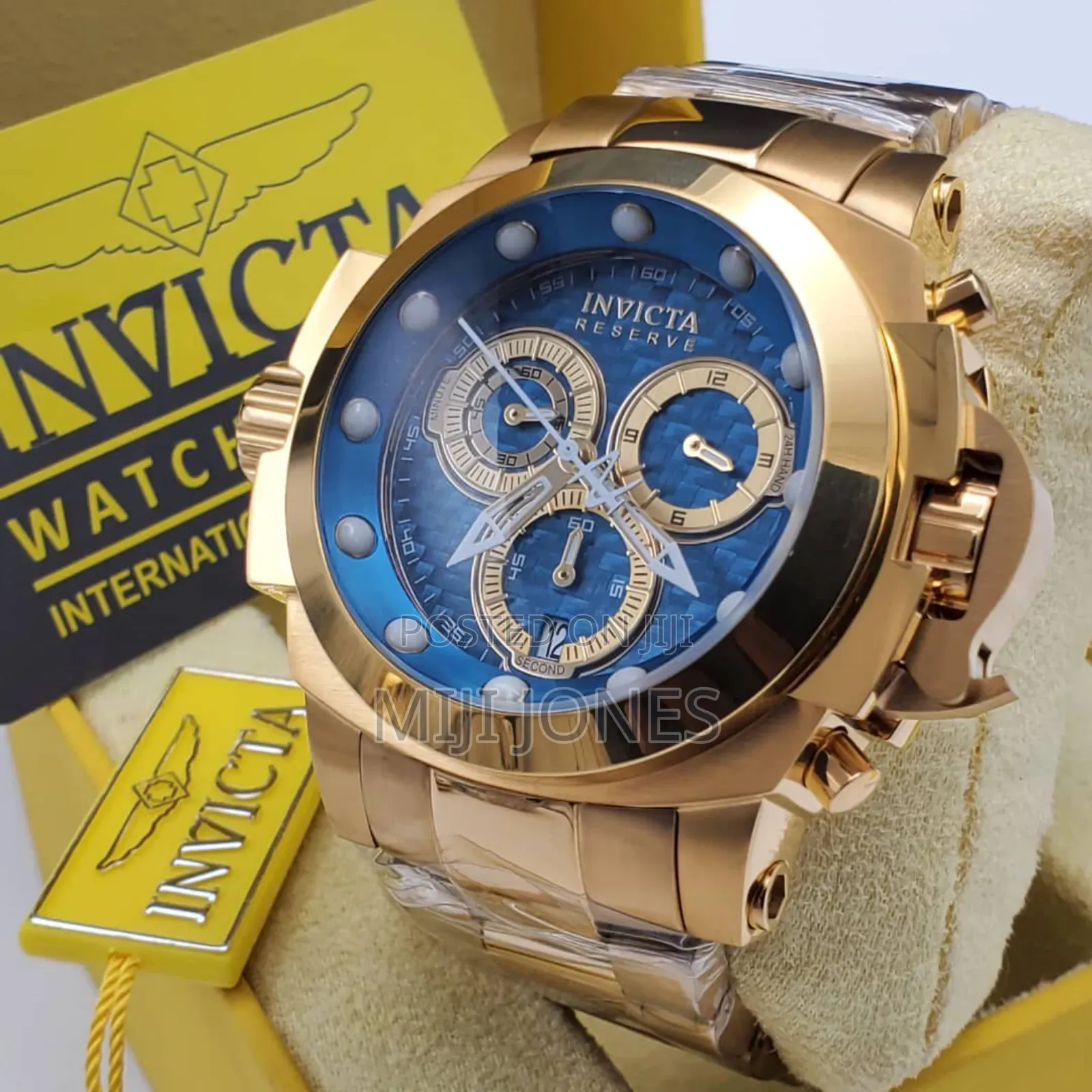 Invicta Big Dial Gold