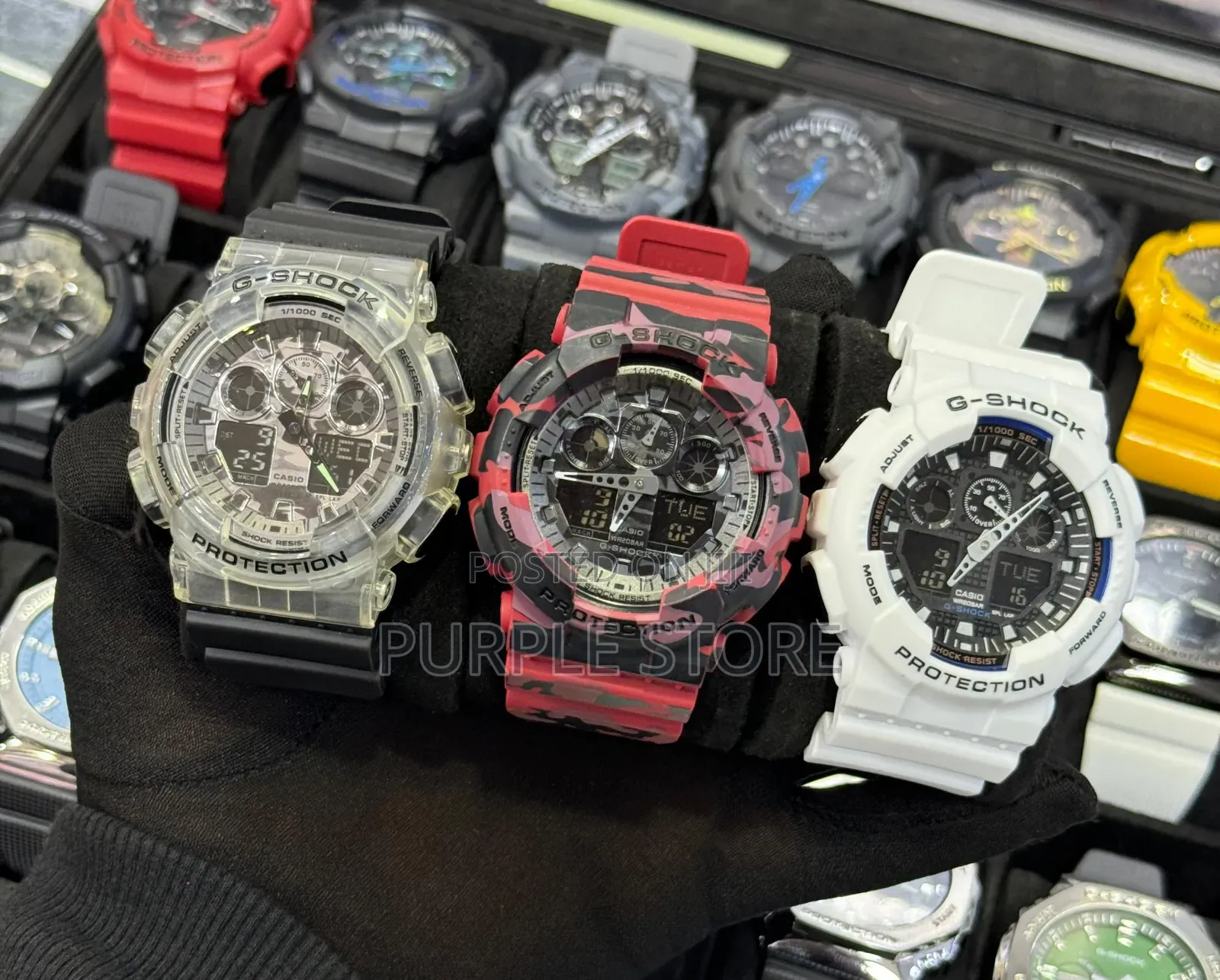 Gshock Gmt_double_time Display Watch