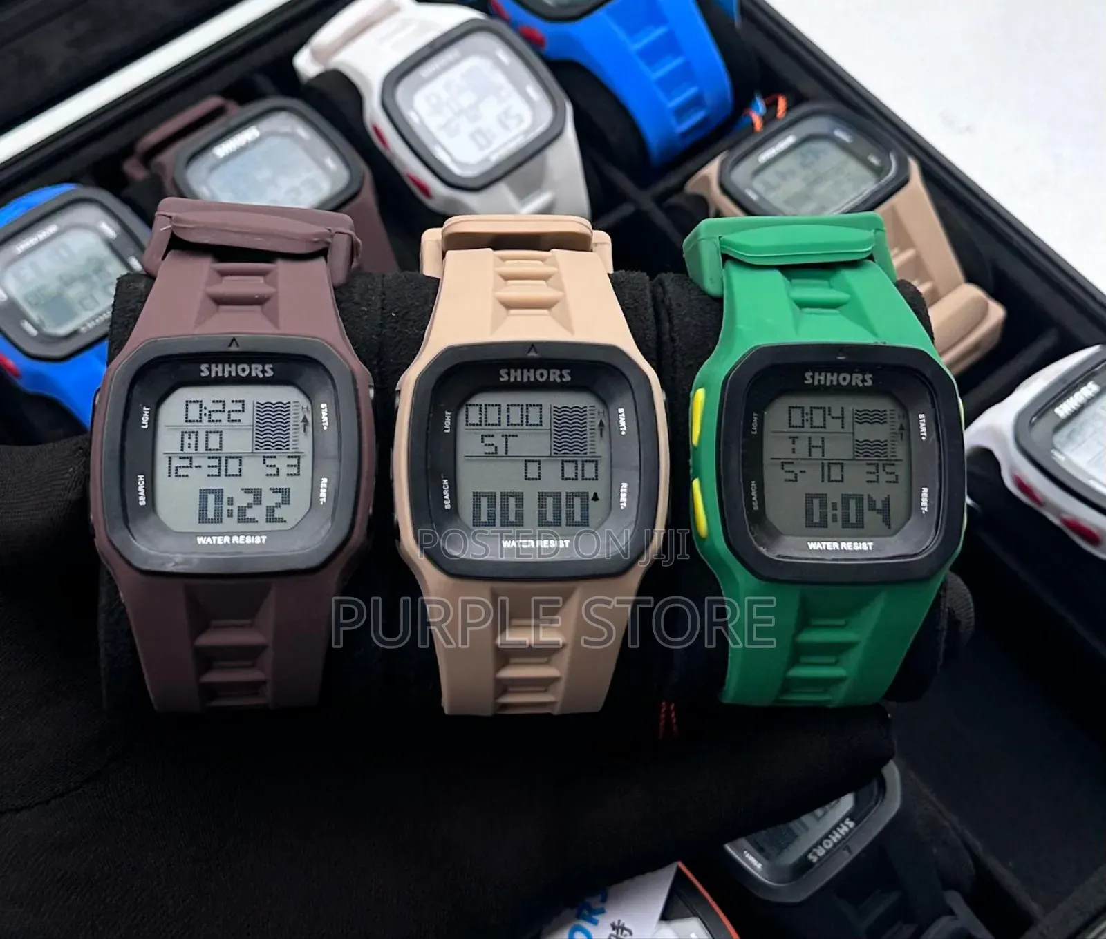 Shhors Digital Water Resistant Wristwatch