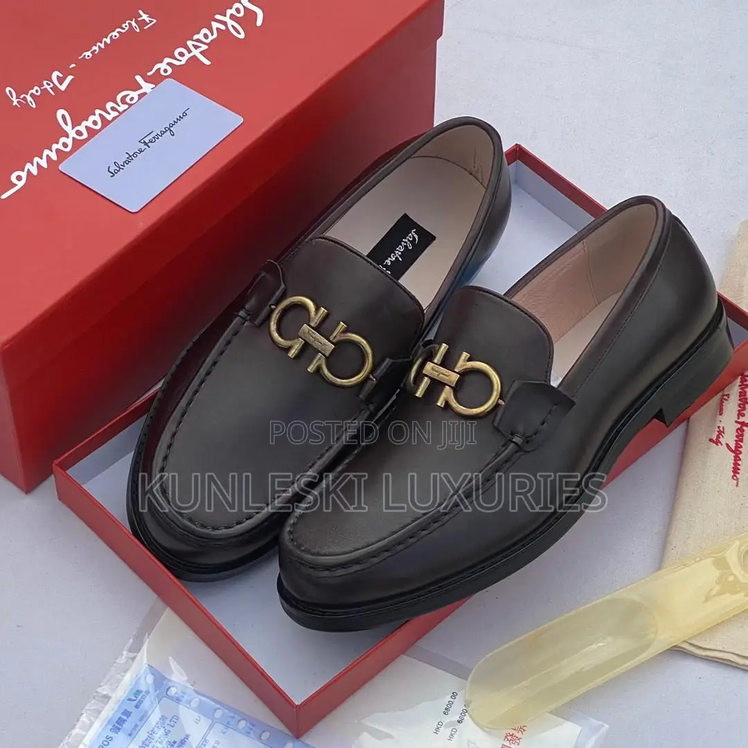 Original Salvatore Ferragamo Men Luxury Shoes Collections