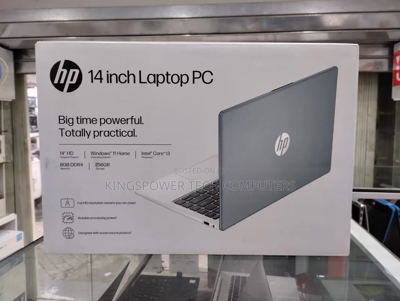 New Laptop HP 14S 8GB Intel Core I3 SSD 256GB