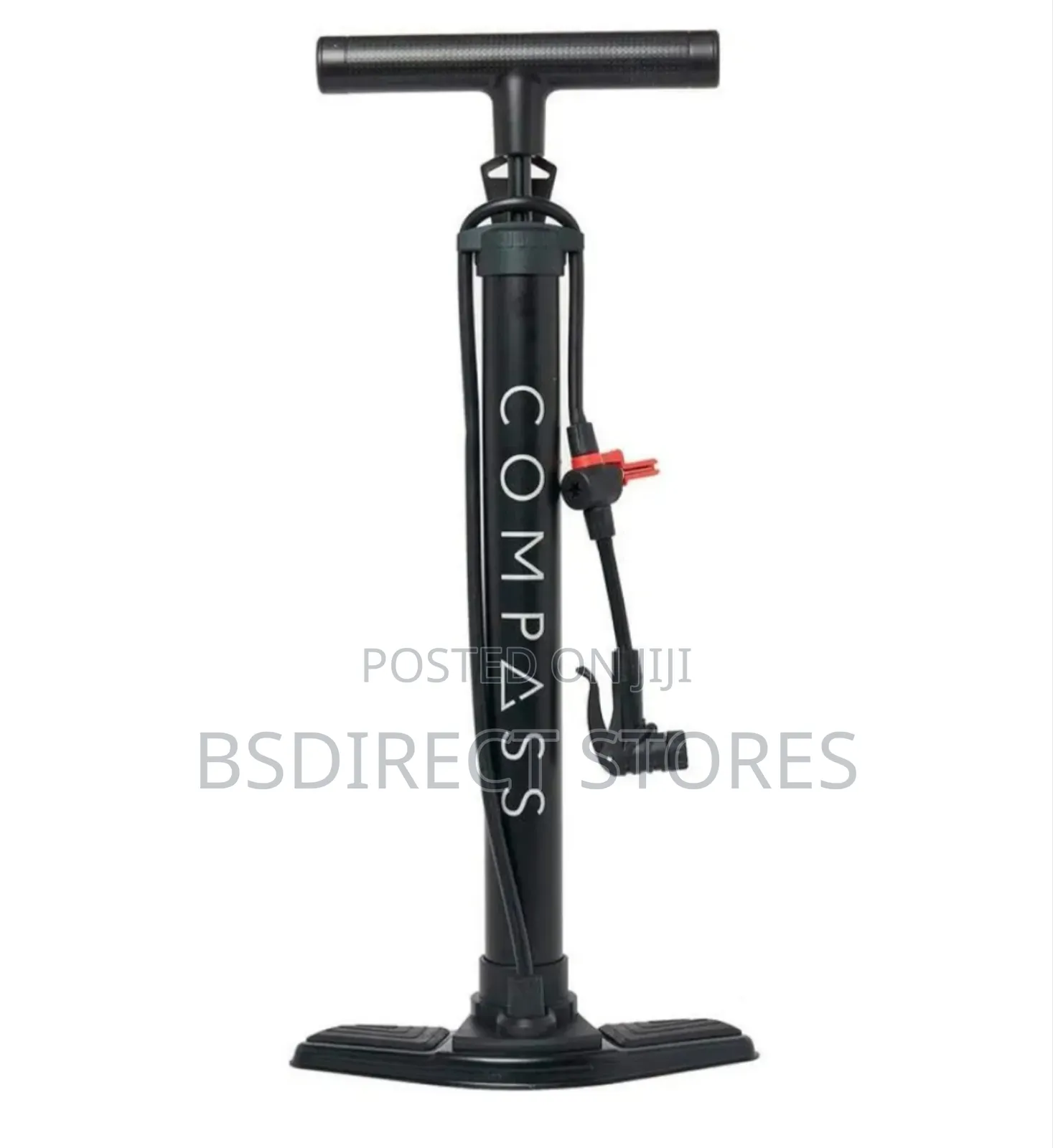 Compass Track Floor Pump Smart Valve Presta/Bike Tyre/Balls