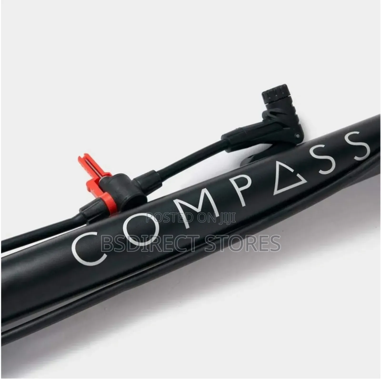 Compass Track Floor Pump Smart Valve Presta/Bike Tyre/Balls