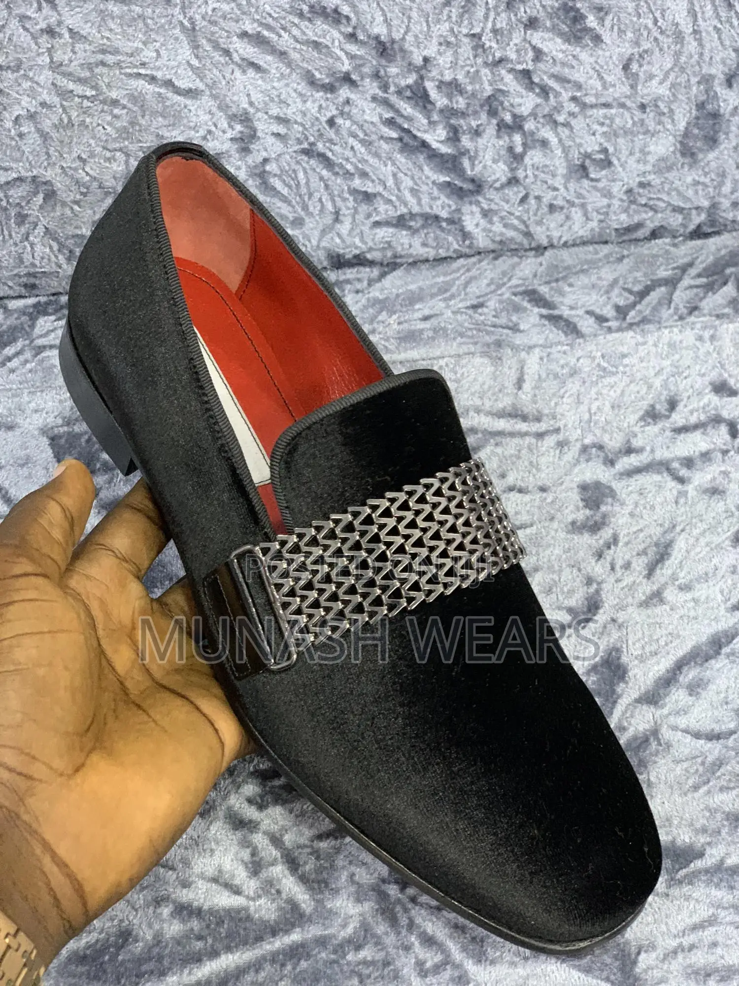 Pure Italian Moreschi Velvet Shoe