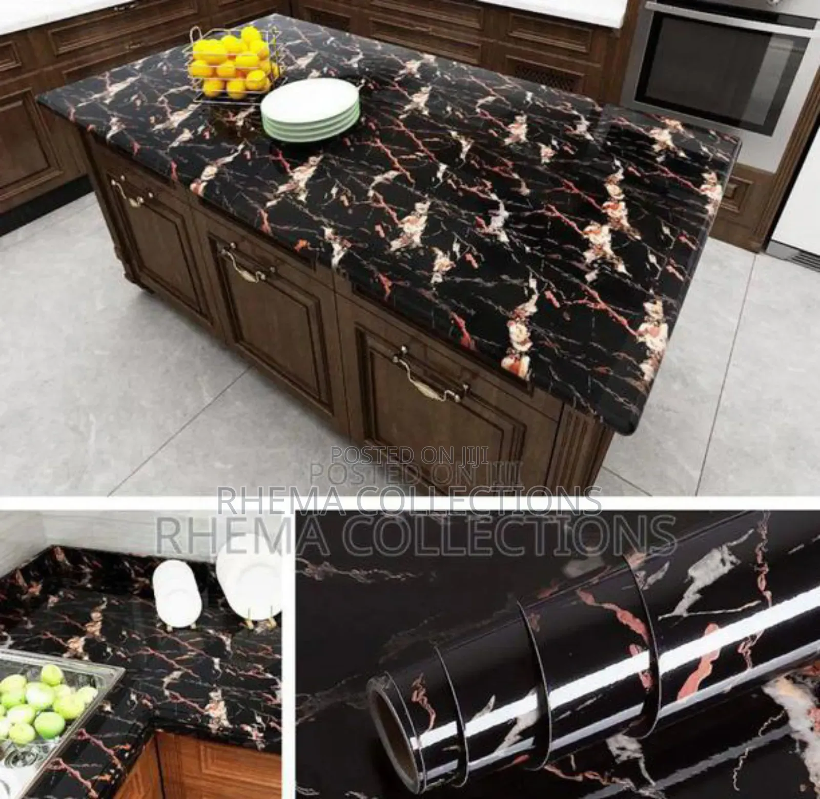 Marble Stone Vinyl Film Self Adhesive Wallpaper(60by10m)