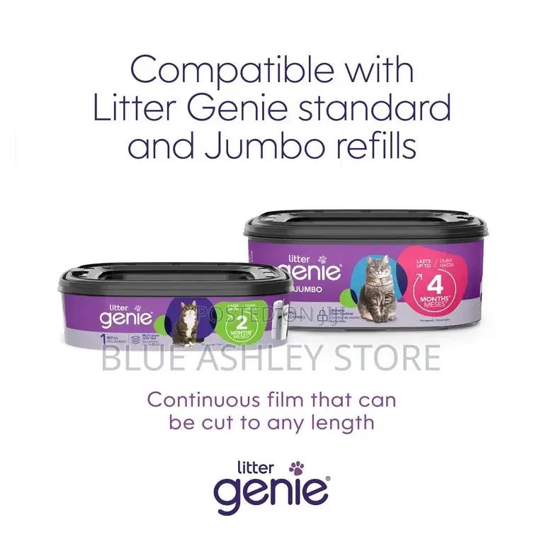 Litter Genie Plus Pail Cat Litter Box Waste Disposal